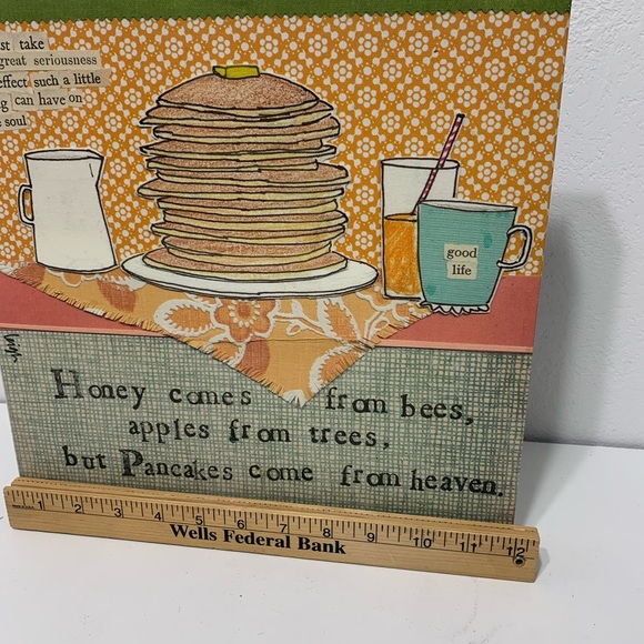 Canvas by Curly Girl Designs 12” Pancakes Come from Heaven - Picture 10 of 12